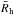 \hbox{$\bar R_{\rm h}$}