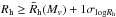 \hbox{$R_{\rm h}\ge \bar R_{\rm h}(M_v) +1\sigma_{{\rm log}R_{\rm h}}$}