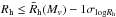 \hbox{$R_{\rm h}\le \bar R_{\rm h}(M_v) -1\sigma_{{\rm log}R_{\rm h}}$}