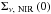 \hbox{$\Sigma_{\nu\mathrm{,~NIR}}\left(0\right)$}