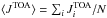 \hbox{$\langle J^{\rm TOA}\rangle =\sum_i J^{\rm TOA}_i/N$}