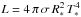 \hbox{$L = 4\,\pi\,\sigma\,R_*^2\,T_*^4$}