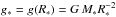 \hbox{$g_* = g(R_*) = G\,M_* R_*^{-2}$}