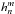 \hbox{$ h^{m}_{n}$}