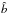 \hbox{$\hat{b}$}