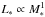 \hbox{$L_* \propto M_*^{1}$}