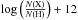 \hbox{$\log \left(\frac{N({\rm X})}{N({\rm H})}\right)+12$}