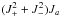 \hbox{$(J_{+}^{2}+J_{-}^{2})J_{a}$}