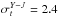 \hbox{$\sigma_{t}^{Y-J}=2.4$}