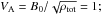 \hbox{$V_{\rm A}=B_0/\sqrt{\rho_{\rm tot}}=1;$}