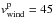 \hbox{$v^{\mathrm{p}}_{\mathrm{wind}} =45$}