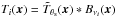 \hbox{$T_{i}({\vec x}) = \tilde{T}_{\theta_{\rm s}}({\vec x}) \ast B_{\nu_i}({\vec x})$}