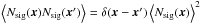 \hbox{$\left\langle N_{\rm sig}({\vec x})N_{\rm sig}({\vec x}')\right\rangle = \delta({\vec x}-{\vec x}')\left\langle N_{\rm sig}({\vec x})\right\rangle ^2$}