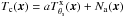 \hbox{$T_{\rm c}({\vec x}) = aT^{\rm{x}}_{\theta_{\rm s}}({\vec x}) + N_{\rm a}({\vec x})$}