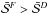 \hbox{$\bar{\mathcal{S}}^F > \bar{\mathcal{S}}^D$}