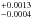 \hbox{$^{+ 0.0013}_{- 0.0004}$}