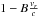 \hbox{$1-B\frac{v_r}{c}$}