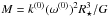 \hbox{$M = k^{(0)} (\omega^{(0)})^2 R_\star^3/G$}