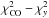 \hbox{$\chi^2_{\rm CO}-\chi^2_{y}$}