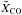 \hbox{$\bar{X}_\mathrm{CO}$}