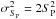 \hbox{$\sigma_{S_{\rm P}}^{2}= 2 S_{\rm P}^{2}$}