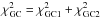 \hbox{$\chi^2_{\rm GC}=\chi^2_{\rm GC1}+\chi^2_{\rm GC2}$}