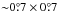 \hbox{${\sim}0\fdg7 \times 0\fdg7$}