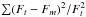 \hbox{$\sum(F_t-F_m)^2/F_t^2$}