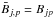 \hbox{$\bar{B}_{j,p}=B_{jp}$}
