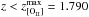 \hbox{$\rm {\it z<z}^{max}_{[{\sc O_{II}}]}=1.790$}