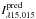 \hbox{$I_{\lambda15.015}^{\mathrm{pred}}$}