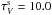 \hbox{$\tau_V^{\rm s} = 10.0$}