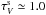 \hbox{$\tau_V^{\rm s} \simeq 1.0$}