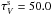 \hbox{$\tau_V^{\rm s} = 50.0$}