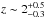 \hbox{$z\sim2^{+0.5}_{-0.3}$}
