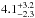 \hbox{$\rm{4.1^{+3.2}_{-2.3}}$}