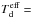 \hbox{$T_{\rm d}^{\rm eff} = $}