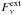 \hbox{$F_\nu^{\rm ext}$}