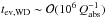 \hbox{$t_{\rm ev,WD}\sim {\cal O} (10^6\,Q_{\rm abs}^{-1})$}
