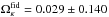 \hbox{$\Omega_{\kappa}^{\text{fid}}=0.029\pm 0.140$}