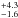 \hbox{$^{+4.3}_{-1.6}$}