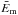 \hbox{$\bar{E}_{\rm m}$}