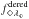 \hbox{$f^{\rm dered}_{\Diamond\lambda_{\Diamond}}$}