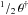 \hbox{$^1/_2\,\theta^{\dag}$}