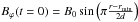 \hbox{$B_{\varphi}(t=0)=B_{0}\sin \left(\pi \frac{r-r_{\rm min}}{2d}\right)$}