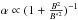 \hbox{$\alpha \propto (1+\frac{B^{2}} {B^{*2}})^{-1}$}