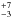 \hbox{$^{+7}_{-3}$}