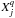 \hbox{$X^q_{j}$}