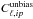 \hbox{$ C_{\ell,ip}^{\text{unbias}}$}
