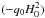\hbox{$(-q_0H_{0}^2)$}
